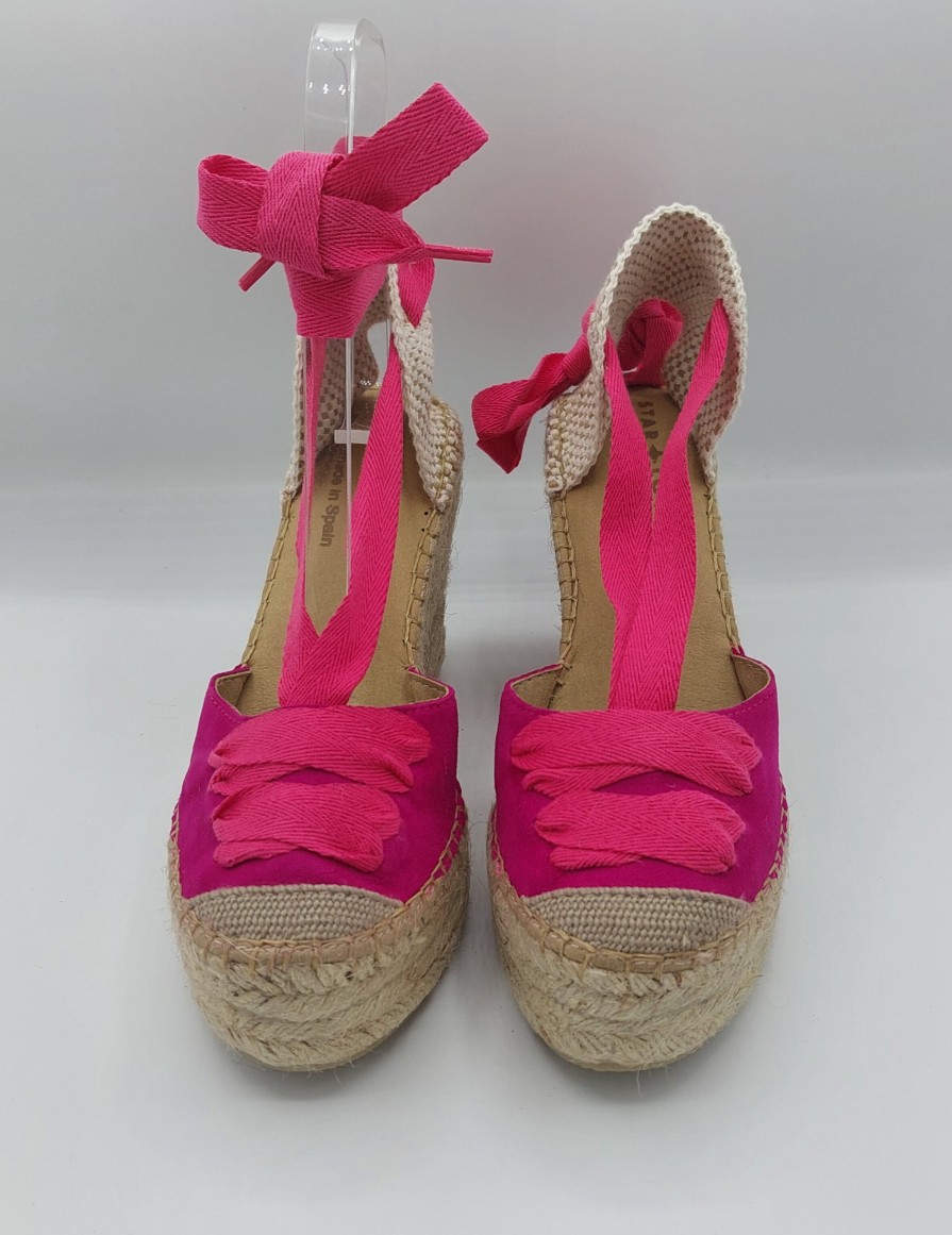 Donna Amore stellare | Espadrillas Star Love Con Zeppa In Corda