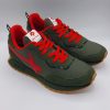 Uomo Wizz | Sneakers Wizz Uomo Verde Con Dettaglio Rosso