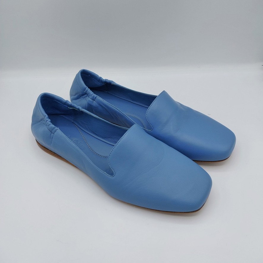 Donna Noa | Mocassino Pantofola Azzurro