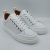 Uomo Alexander Smith | Alexander Smith Sneakers Uomo Pelle Total White