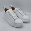 Uomo Alexander Smith | Alexander Smith Sneakers Uomo Pelle Bianca